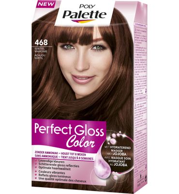 Schwarzkopf Poly Palette Perfect Gloss Color 468 Subtiel Mahonie 115ml