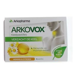 Arkopharma Arkopharma Arkovox Keelpastilles honing citroen (8tb)