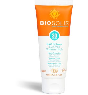 Biosolis Sun milk SPF30 face and body (100ml) 100ml