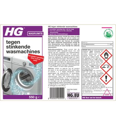 HG Tegen stinkende wasmachines (550g) 550g