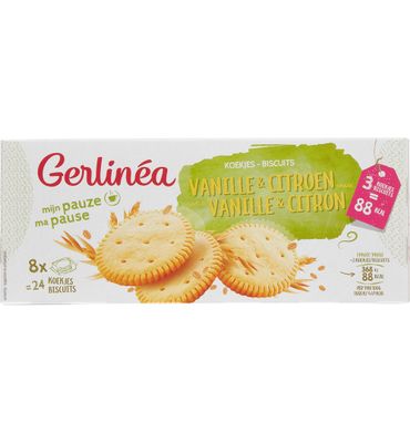 Gerlinéa Koekjes Vanille & Citroen smaak (156g) 156g