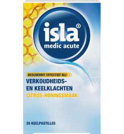 Isla Isla Medic acute citrus honing keelpastilles (20st)