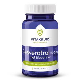 Vitakruid Vitakruid Resveratrol 200 mg met bioperine (60vc)