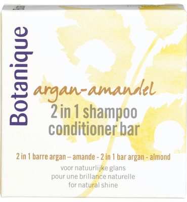 Botanique 2 in 1 Shampoo/conditioner bar argan & amandel (100g) 100g
