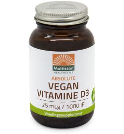 Mattisson Healthstyle Mattisson Healthstyle Vegan vitamine D3 25mcg/1000IE (120ca)