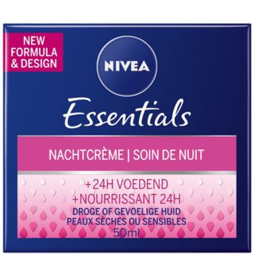 Nivea Essentials nachtcreme herstellend (50ml) 50ml