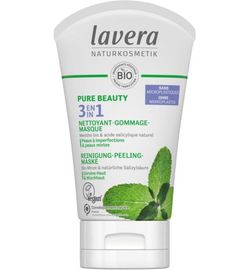 Lavera Lavera Pure Beauty 3-in-1 reiniger - peeling - masker FR- (125ml)