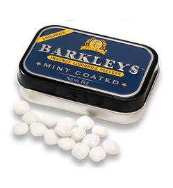 Barkleys Barkleys Liquorice pellets mint coated (18g)