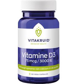 Vitakruid Vitakruid Vitamine D3 75mcg/3000IE (60vc)