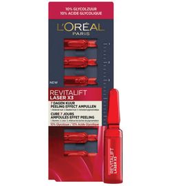 L'Oréal L'Oréal Revitalift Laser X3 Peeling Effect Ampullen (7amp)