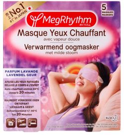 Megrhythm MegRhythm Warm oogmasker lavendel (5st)