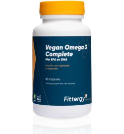 Fittergy Fittergy Omega 3 vegan 150mg DHA 75mg EPA (60ca)