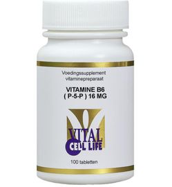 Vital Cell Life Vital Cell Life Vitamine b6 p-5-p 16mg (100tb)