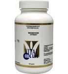 Vital Cell Life Magnesium citraat 160 mg poeder (100g) 100g thumb