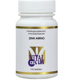 Vital Cell Life Vital Cell Life Zink amino 15mg (100tb)