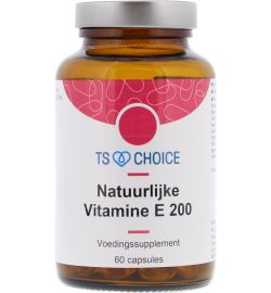 TS Choice TS Choice Vitamine E 200IE D alpha tocopherol (60ca)