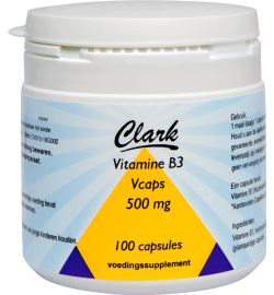 Clark Clark Vitamine B3 nicotinamide 500mg (100ca)
