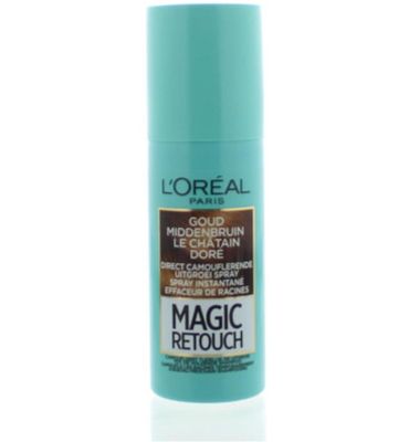 L'Oréal Magic retouch goud midden bruin spray (75ml) 75ml