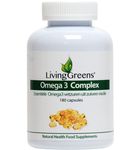LivingGreens Omega 3 visolie complex (180ca) 180ca thumb