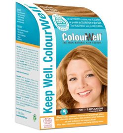 ColourWell Colourwell 100% Natuurlijke haarkleur natuur blond (100g)