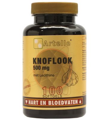 Artelle Knoflook 500mg + 250mg lecithine (100ca) 100ca