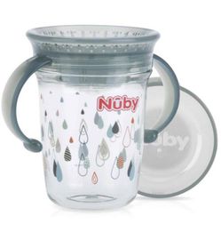 Nuby Nuby Wonder cup 240ml grijs 6+ maanden (1st)