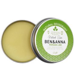 Ben & Anna Ben & Anna Natural deodorant creme persian lime (45g)