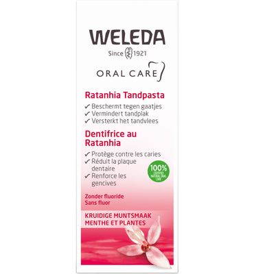 Weleda Oral care ratanhia tandpasta (75ml) 75ml