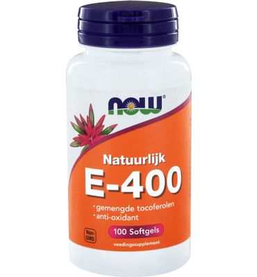 Now Vitamine E-400 gemengde tocoferolen (100sft) 100sft