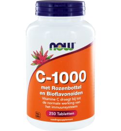 Now Now Vitamine C-1000 met rozenbottel en bioflavonoiden (250tb)