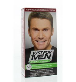 Just For Men Just For Men Midden bruin H35 voorheen donker blond 2 x 30ml (1set)
