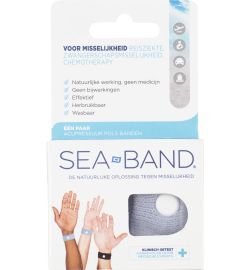 Sea Band Sea Band Polsband voor volwassenen grijs (1paar)