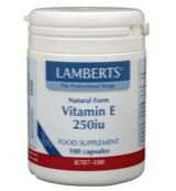 Lamberts Lamberts Vitamine E 250IE natuurlijk (100vc)
