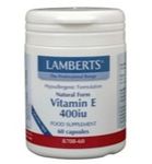 Lamberts Vitamine E 400IE natuurlijk (60vc) 60vc thumb