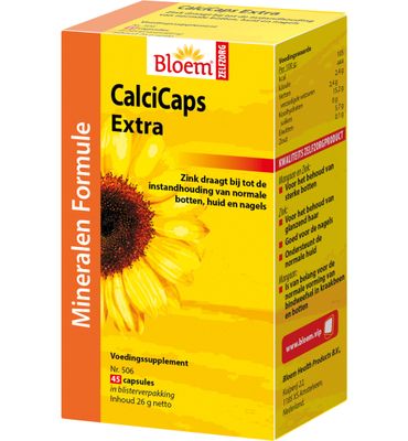 Bloem Calcicaps forte huid/bot/nagels (45ca) 45ca