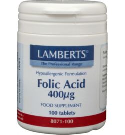 Lamberts Lamberts Vitamine B11 400mcg (foliumzuur) (100tb)