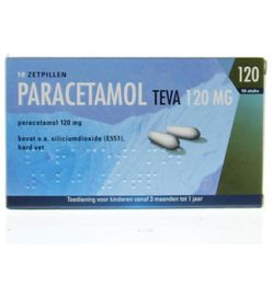 Teva Teva Paracetamol 120mg Zetpillen
