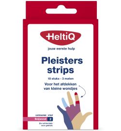 Heltiq HeltiQ Pleisterstrips waterafstotend & elastisch (18st)