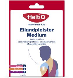 Heltiq HeltiQ Eilandpleisters 8 x 10cm (5st)