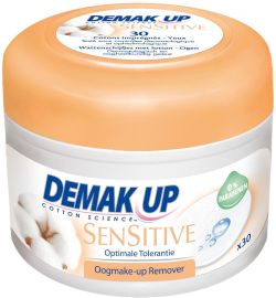 Demak Up Demak Up Pads met lotion oogmake up reiniger senstive (30ST)