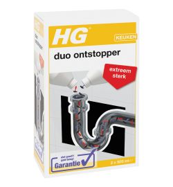 Hg HG Duo ontstopper 2 x 500ml (1st)