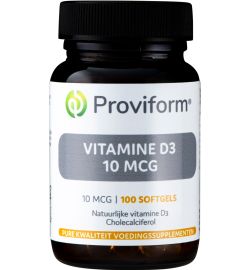 Proviform Proviform Vitamine D3 10mcg (100sft)