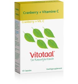 Vitotaal Vitotaal Cranberry + C (45ca)