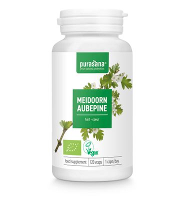 Purasana Meidoorn/aubepine vegan bio (120vc) 120vc