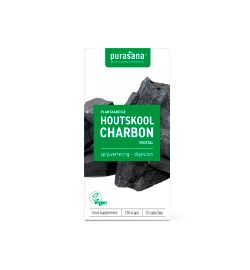 Purasana Purasana Plantaardige houtskool/charbon vegetal vegan (120ca)