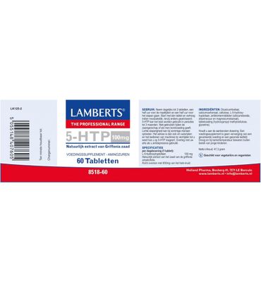 Lamberts 5 HTP 100mg (griffonia) (60tb) 60tb