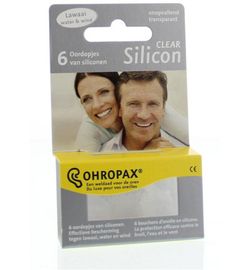Ohropax Ohropax Silicon clear (6st)