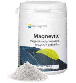 Springfield Springfield Magnevite magnesium glycerofosfaat 100 mg (150tb)