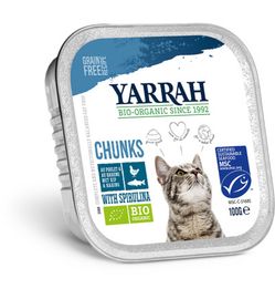 Yarrah Yarrah Kat alucup chunks met vis bio (100g)