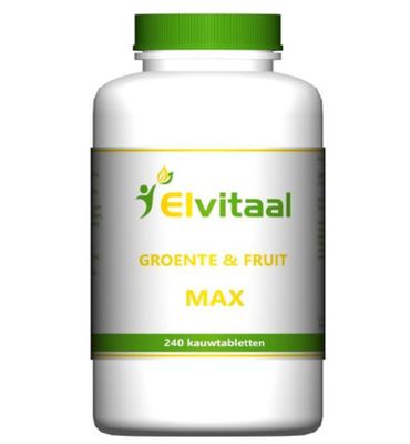 Elvitaal/Elvitum Groente en fruit max (240st) 240st